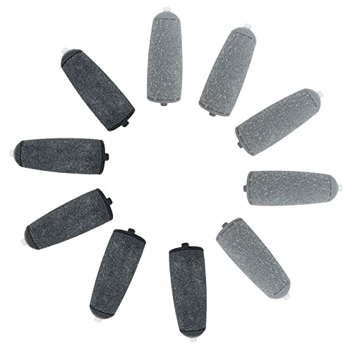 Pedi Rollers - Recambios de repuesto para acabado de pedicura impecable, removedor de callos de pie eléctrico Amope Pedi, 5 cabezas gruesas y 5 finas