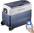 BODEGACOOLER 12 Volt Car Refrigerator,64 Quart Portable Fridge Cooler WIFI APP Control, -4?-68? 60L Dual Zone Car Freezer Cooler, 12/24V DC and 100-240V AC for Camping,Travel,RV,Boat,VAN,Road Trip