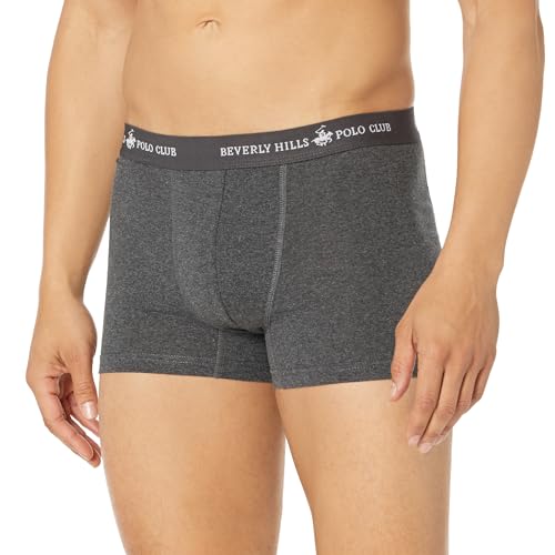 Beverly Hills Polo Club Men's 4 Pack Basic Solid Boxer Briefs2