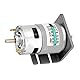 Hilitand Gleichstrommotor, 50 W, 12/24 V, 4500 U/min / 9000 U/min, großes Drehmoment, Doppelausgangswelle, Gleichstrommotor, Elektroschleifer, Bohrfuttermotor(12V4500RPM with bracket)
