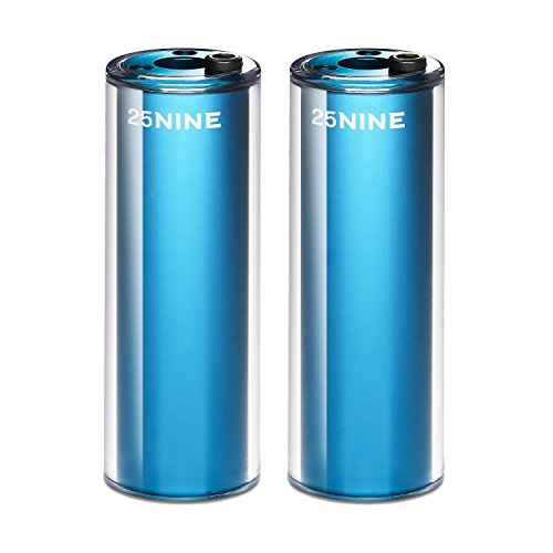 25NINE BMX Bike Pegs – Aluminum Core with PC Outer Sleeve – Light