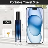 Segbeauty Atomizador Perfume Recargable, 2 Piezas 10ml Bote...