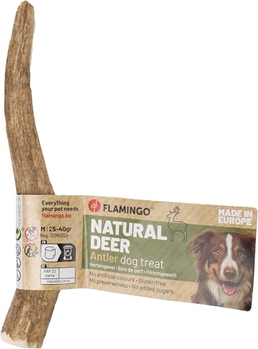 bastoncini per cani – Snack Nature Corna di Cervo Easy – Taglia M – 40g – corna segate – accesso facilitato al midollo – dall’Europa