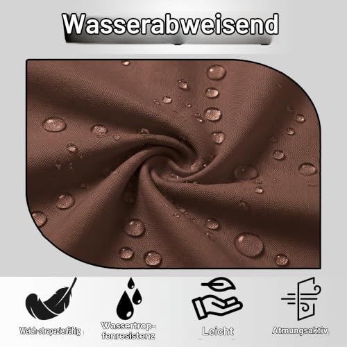 TOSHE Küchenschürze, wassertropfenresistente Baumwollschürze mit verstellbaren Schürzen für Frauen mit Taschen, 12 Farboptionen… – Ansicht 4