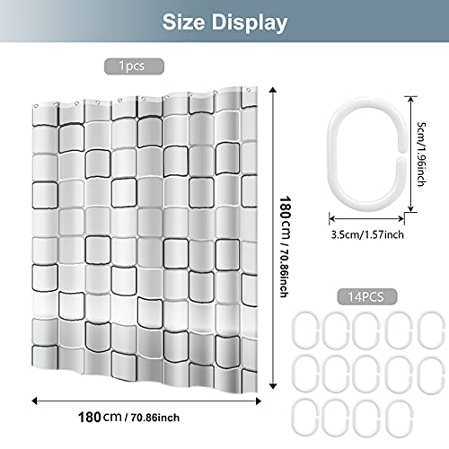 La Mejor comparativa de Cortinas para Baño antimoho favoritos de las personas. 17 Imagen adicional