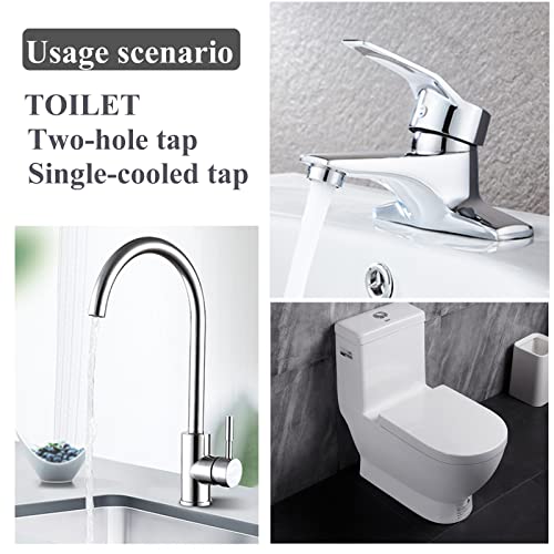 1PCS Flexible Pipes for Bathroom/Kitchen/Toilet Taps British Standard Pipe 1/2" x 1/2" BSP Fitting 500mm