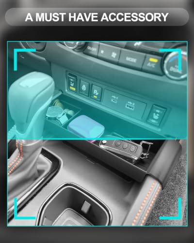 Image of CDEFG for 2022-2026 Nissan Frontier Center Console Organizer Tray | for 2022-2025 2026 Nissan Frontier (S /SV /Pro-X /Pro-4X /SL) Truck Accessories Middle Console Tray Storage Box