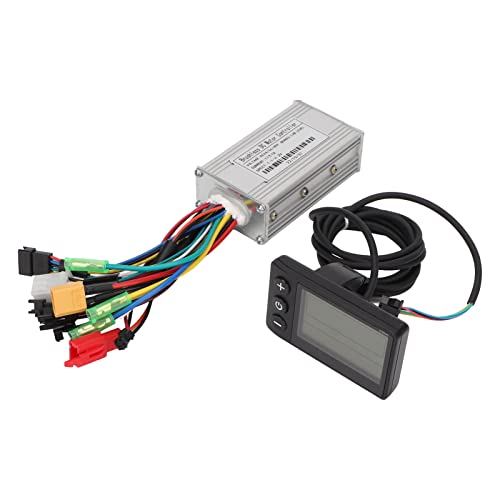 Masyrt 17A 3 modos de controlador sinusoidal con panel S866 Electric Bike Brusess Motor Controller para modificación eléctrica de scooter