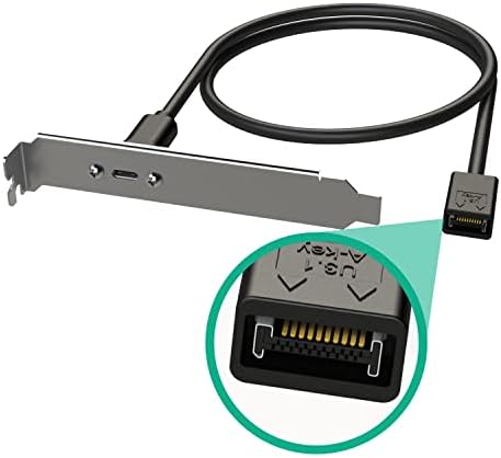LINKUP USB 3.2 Gen2 Internal Adapter | 20-Pin Header to USB-A | 60cm