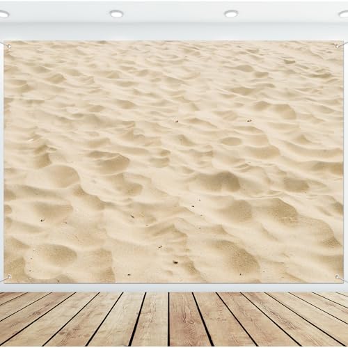 Fondo Fotográfico Playa FuWeave 7x5 ft miniatura 1