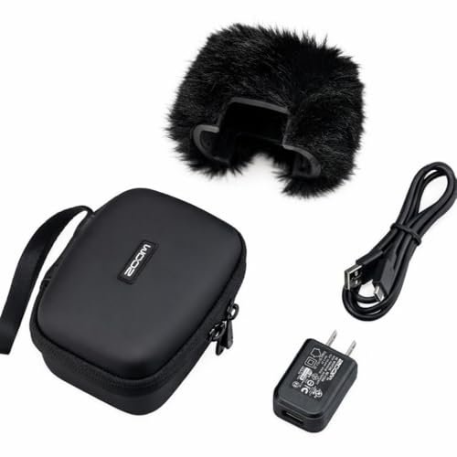 Image of Zoom H2essential Multi-Mic 32-Bit Float Handy Recorder Bundle with APH-2e Accessory Pack with Hairy Windscreen, Padded Shell Case, AC Adapter, & USB C-Cable (H2e + APH-2e Accessory Pack)