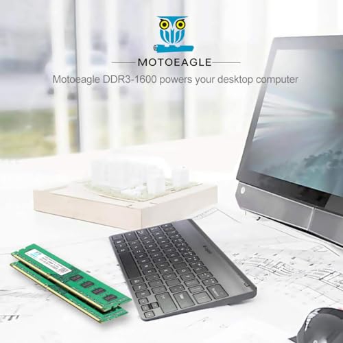 Image of [DDR3 8GB] 8GB 2RX8 PC3-12800U 11-12 RAM, 8 GB DDR3 1600 240 PIN Desktop Memory, DDR3 1600MHZ UDIMM SDRAM 1.5V CL11 Non-ECC PC