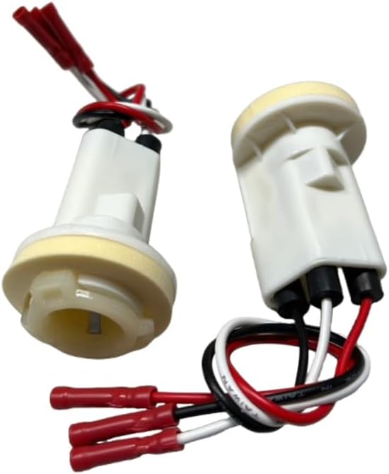Generic 2PCs Tail Light Parking Socket with Wiring Pigtail Assembly Pair for 1975 1976 1977 1978 1979 1980 1981 1982 1983 1984 1985 1986 Bronco, Pinto, Torino, F Seires, F100 F350 for Ford