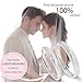 Meissa 2 Pcs Couple Rings for Men and Women 925 Sterling Silver Wide Wedding Bands Size Adjustable Promise Ring Matching Couple Rings Size 4-12 (Custom Engraving)