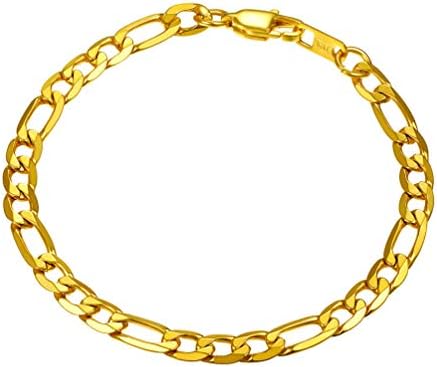 PROSTEEL Womens Gold Plated Chain Bracelet Braclet Bracelets for Small Wrists