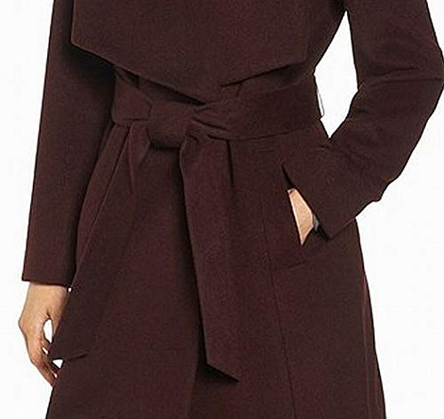 Image of Cole Haan Women's Belted Wool Blend Wrap Coat