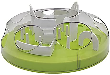 Pets Empire Cat Puzzle Feeder Interactive Interactive Nonslip Adjustable Funny Slow Cat Food Dispenser Treat Maze Toy for Kitten (B099X18XQX) Amazon Price History, Amazon Price Tracker