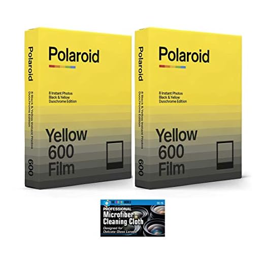 Polaroid Originals Black & Yellow Film for 600 and i-Type Instant Camera - Duochrome Edition - 2 Pack (16 Photos)