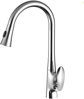 All Copper Kitchen Faucet Bend White Paint Kitchen Sink Faucet Single Chrome Plated Gold Dish Kitchen Kitchen Faucet Q(Y)