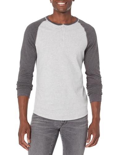 Image of Amazon Essentials Men's Long-Sleeve Henley Shirt