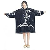 Talla única: la sudadera de gran tamaño es perfecta para personas de la mayoría de formas y tamaños, para acurrucarse en el sofá, cama, cine, parque, playa o cualquier otra ocasión. Sin impacto en tu experiencia de caminar, trabajo o entretenimiento.