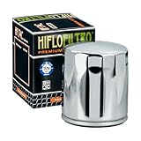 HIFLO PREMIUM OIL FILTER HF174C (Chrome) Replacement - Harley Part No. 140170