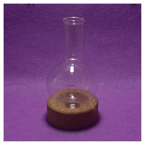 Flacon à fond rond de 250 ml joint 24/29 en verre renforcé premium