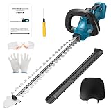 Elikliv ヘッジトリマー 充電式 剪定トリマー 生垣バリカン ガーデントリマー コードレス 刈込幅510mm ダブルブレード 生垣剪定 枝切り 垣根 刈り込み機 庭木バリカン 草刈り機 草抜き 植木バリカン マキタ18Vバッテリー対応 【本体のみ・バッテリー別売り】