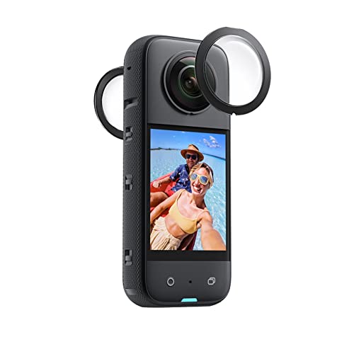 for Insta 360 ONE x 3�S���������Y�ی�~���[ �ی�t�B���^�[ �����Y�v���e�N�^ �p�m���}�v���e�N�^ �S���������Y�K�[�h �S���������Y�ی�t�B���� �p�m���}�����Y��p�ی�~���[ �����Y�P�[�X �����Y�ی� ���˖h�~ �d���h�~ �����ߗ� �Ϗ�