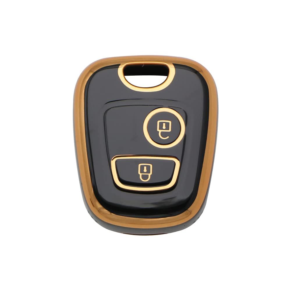 NUOVA CUSTODIA PORTACHIAVI REMOTO 2 PULSANTI PER PEUGEOT 106 107 - Foto 2