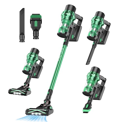 FirstLove Cordless Vacuum Cleaner,Stick Vacuum Cleaner 6-in-1 Lightweight Powerful Vacuum with Detachable Battery for Hard Floor Carpet Pet Hair-Drak Green FirstLove Cordless Vacuum Cleaner,Stick Vacuum Cleaner 6-in-1 Lightweight Powerful Vacuum with Detachable Battery for Hard Floor Carpet Pet Hair-Drak Green