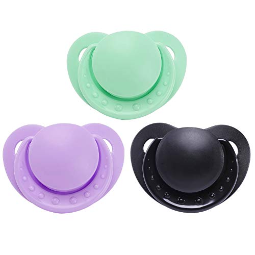 Littleforbig Smallshield Big Sized 3 Paci Pack - Black, Green and Purple