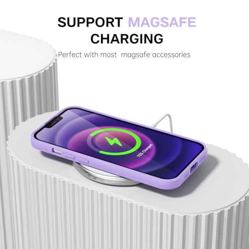 Coque rigide iPhone 12 Mini violette fine anti-choc Magsafe