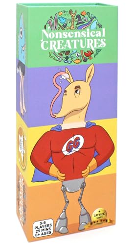 Nonsensical Creatures, New Guessing and Clue-Giving Game, Great Family Games for Kids and Adults, Board Games for Teens, Teen Games, and Family Game Night, 3-6 Players