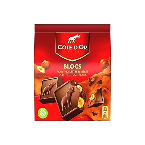 Cote d'Or - Blokken met Hazelnoten - 1 pak - 200 g - Belgische Melkchocolade - Klassieke chocoladerepen - perfecte snack - Individueel verpakte reep chocolade - Geïmporteerd uit België - Image 4