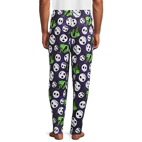 Disney Men's Nightmare Before Christmas Performance Pajama Sleep Pants, Black/Purple, XX-Large3