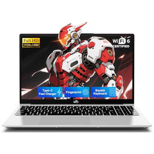 Image of NIMO 2026 Edition Student Laptop, Intel High-Performance N150 CPU, 4GB RAM, 128GB SSD, 65W Type-C Fast Charging, Backlit Keyboard, 15.6 inch Thin& Portable Computer for Business Home Office Productivity