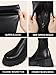 CouieCuies Black Thigh High Boots For Women Platform Over The Knee High Boots Lug Sole Comfortable Stretch Boots Low Heels Black 9