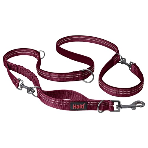 Image of Halti Anatomy Multifunctional Dog Leash | Size Large, Magenta | Shock Absorbing Double-Ended Leash, Ideal for Puppy and Dog Walking & Training. Comfortable to Hold, Reflective & Lightweight
