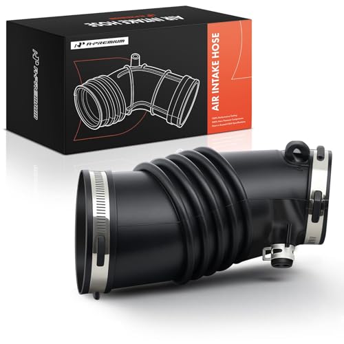 A-Premium Engine Air Intake Hose Tube with Clamps Compatible with Honda Odyssey 2011 2012 2013 2014 2015 2016 2017 V6 3.5L SOHC Replace# 17228RV0A00