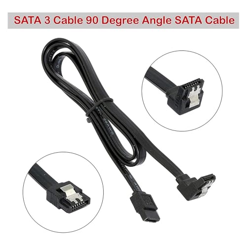 Cable de datos SATA 3.0 40 cm, azul, pack 2 piezas miniatura 4
