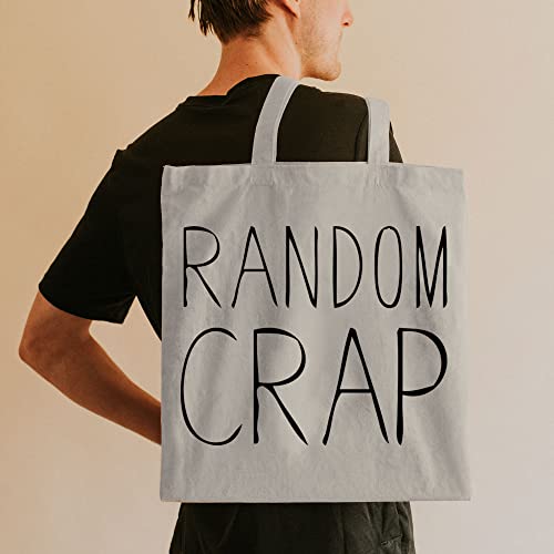 Bang Tidy Clothing Printed Tote Bag Women's Gift Idea 100% Cotton Random Crap Funny Beach Accessories Womens Gift Idea Canvas Shoulder Bag - Natural #TOP5