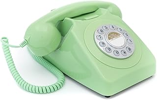 GPO Retro GPO746DPBGR 746 Desktop Push Button Telephone - Green