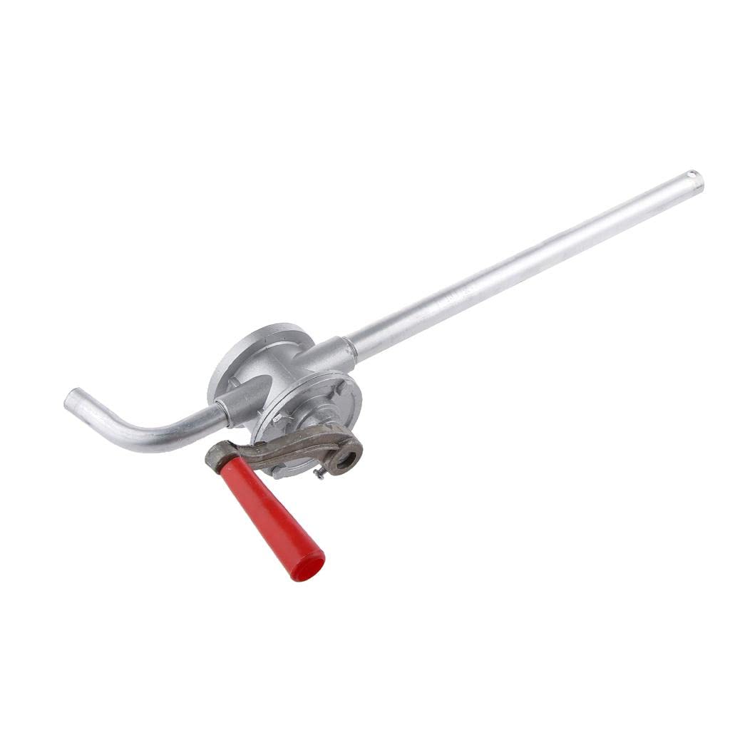 Pompe à Manivelle Rotative à Levier - Pompe Transfert Carburant Huile Tambour Aluminium