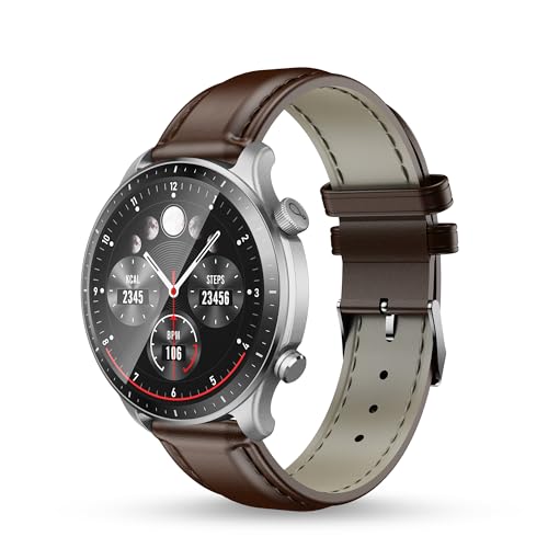 Image of Pebble Cosmos Luxe 3 | 1.43 inch Amoled Display | BT Calling Smart Watch for Men | Health Suite | Multiple Watch Faces