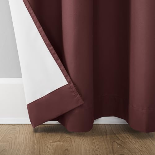 Rideau occultant isolant Sun Zero rouge vin pour une chambre parfaite - 6