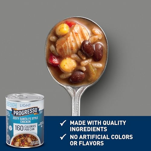 Image of Progresso Light, Zesty Santa Fe Style Chicken Soup, Gluten Free, 18.5 oz. (Pack of 12)