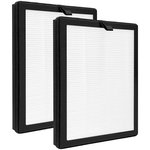 Image of ClearAir-A5 Replacement Filter, Compatible with VEWIOR ClearAir-A5 Air Purifier, 3-in-1 H13 True HEPA and Activated Carbon Filters, 2 Pack