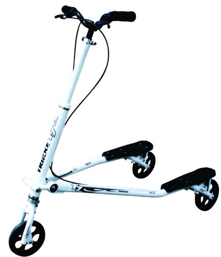 Trikke T7 Fitness Carving Scooter Convertible Black/White