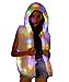 Produktbild Nehua Damen-Kostüm mit LED-Licht, glitzernd, Rave Outwear Bühne, Geburtstag, Fasching, Kunstfell Gr. XXL, Non-Bear